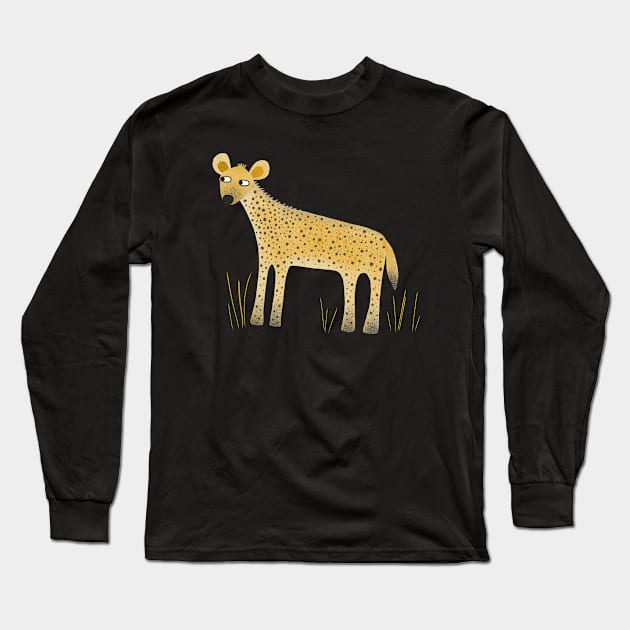 Hyena Long Sleeve T-Shirt by NicSquirrell